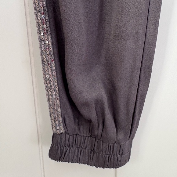 Halogen Gray Ankle Pants with Sequin Detail - Picture 6 of 8